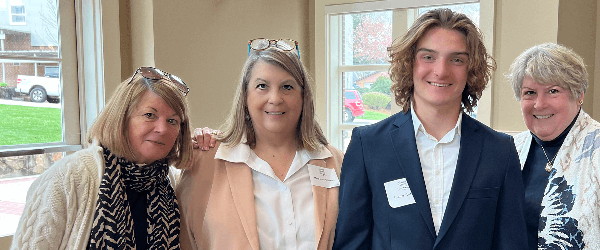 Young Harris College Scholarship Luncheon | Nancy, Maryn Williams, Tanner, Jane | Maryn Williams, COO of VIEWS Digital Marketing