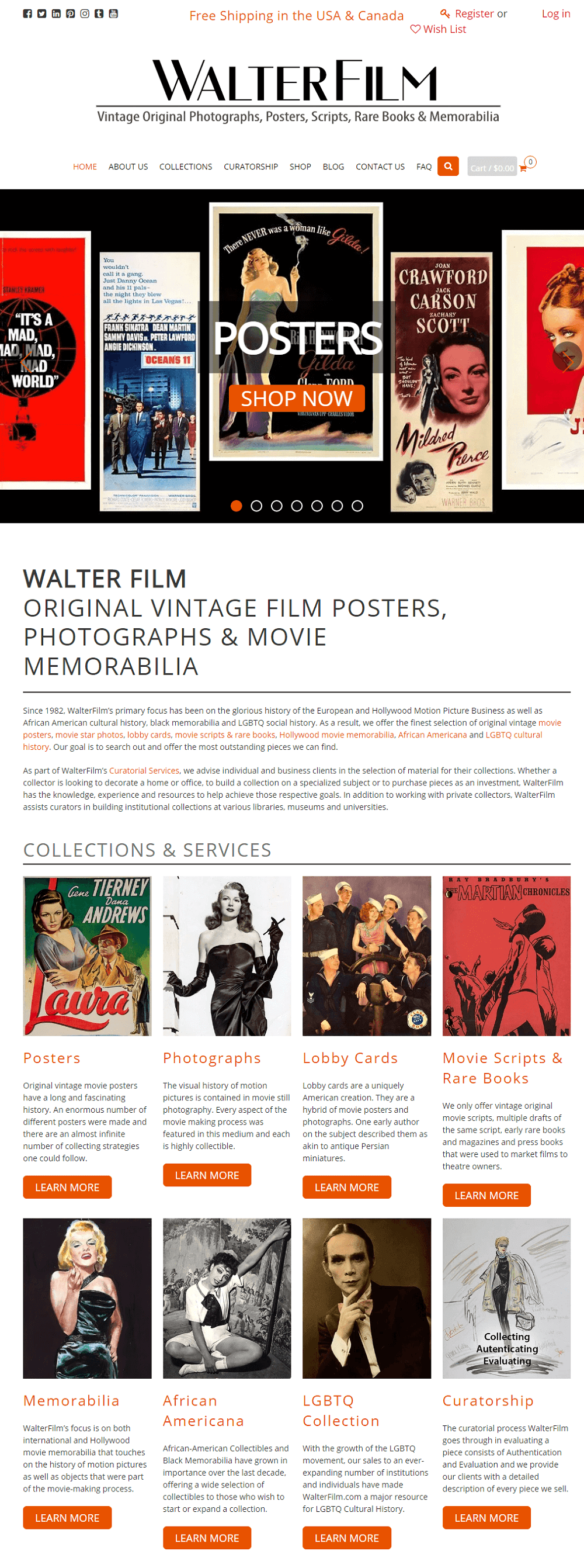 WalterFilm Home Page | VIEWS Digital Marketing