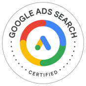 Google Ads Search certification badge - VIEWS Digital Marketing