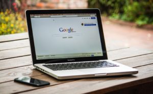 Laptop with Google search open | 2022 user tracking changes | VIEWS Digital Marketing