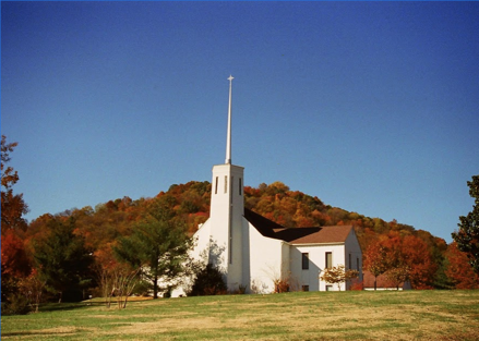 Outside view of Tennessee Church that Maryn Williams helped set up online services since the COVID-19 Crisis caused them to stop in person services | VIEWS Digital Marketing