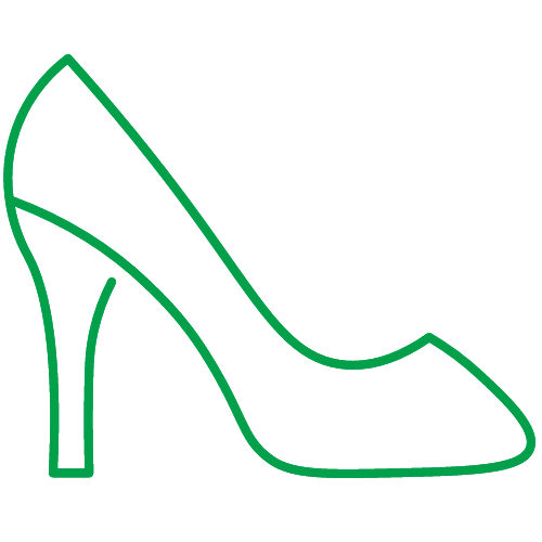 Graphic of high heel shoe