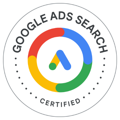 Google Ads Search certification badge - VIEWS Digital Marketing